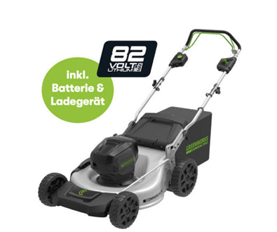 Greenworks self-propelled cordless lawnmower 82V/51cm with 2.5Ah battery and charger GC82LM51SP